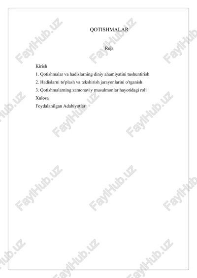 qotishmalar — DOCX
