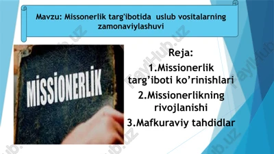 missionerlik — PPTX