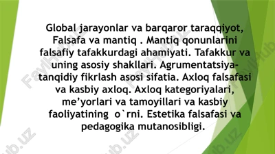 axloq falsafasi va kasbiy axloq — PPTX