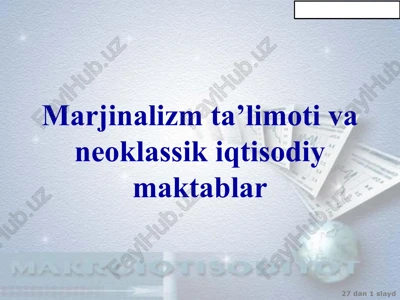 marjinalizm — PPTX