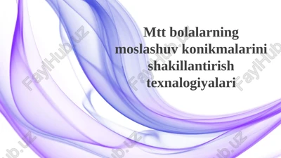 erta aralashuv texnologiyalari — PPTX