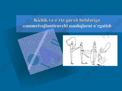 umumrivojlantiruvchi mashqlar — PPT