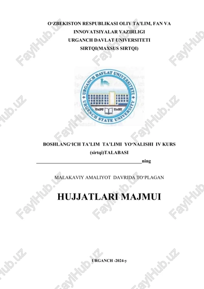 boshlang‘ich ta’lim ta’limi yo‘nalishi iv kurs (sirtqi)talabasi — DOC
