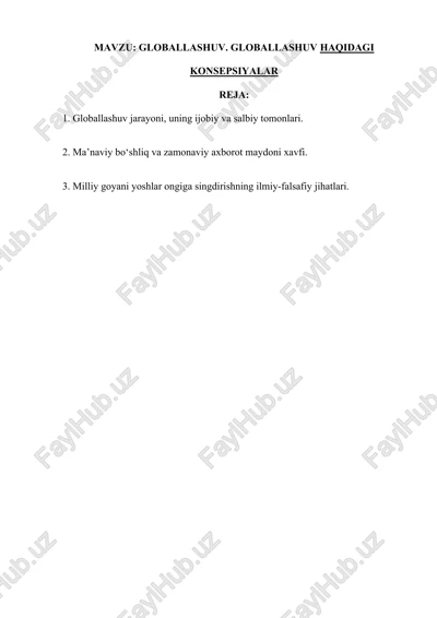 globallashuv — DOCX