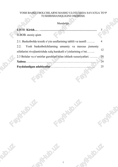 jismoniy tarbiya va sportning rivojlanishida xalq harakatli o'yinlarining o'rni — DOC