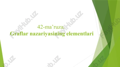 graflarnazariyasi — PPTX