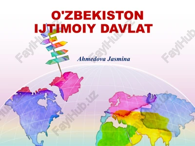 mustaqillik yillarida o'zbekiston respublikasi — PPTX