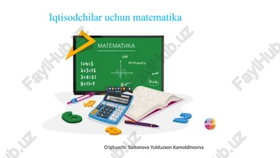 bozoriqtisodiyoti — PPTX