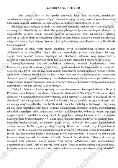 ajdodlarga ehtirom — DOCX