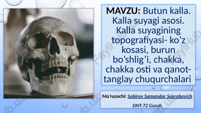 kalla suyagi asosi — PPT