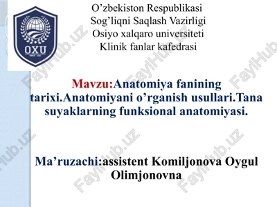 anatomiyafaniningtarixi — PPTX