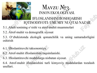 inson ekologiyasi — PPTX