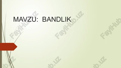 bandlik — PPTX