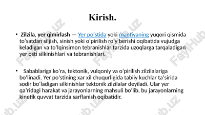 yerqimirlash — PPTX