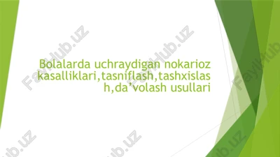 tishqattiq to'qima kasalliklari — PPTX
