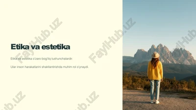 etika va estetika — PPTX