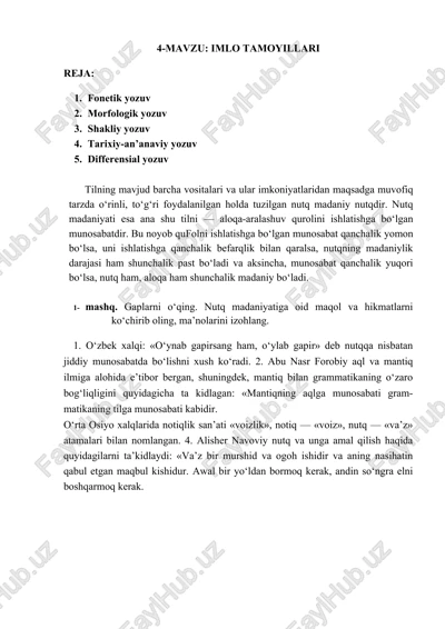 nutq madaniyati — DOCX