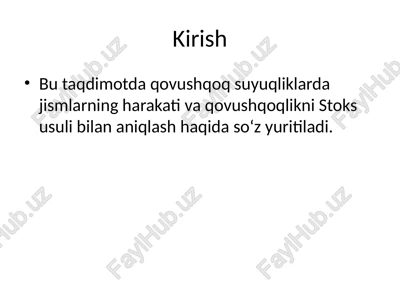 qovushqoqlikning ahamiyati — PPTX