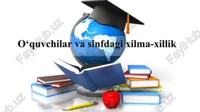 sinfdagi kundalik faoliyatlar — PPT