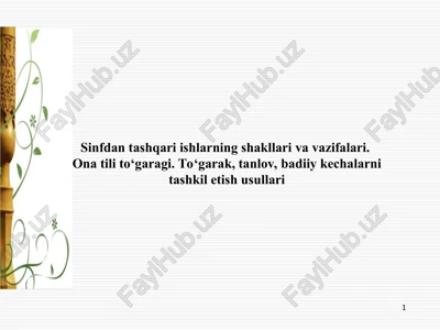 ona tili to‘garagi — PPT
