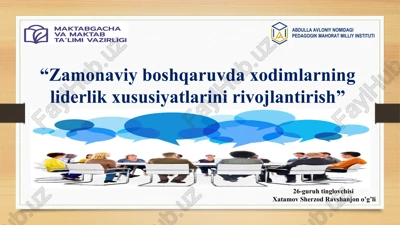 maktabgacha va maktab ta‘limi vazirligi — PPTX