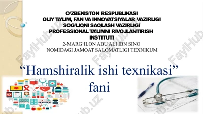 tanabiomexanikasi va bemorning xavfsizligini taminlash — PPTX