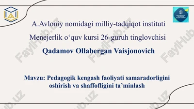 pedagogika — PPTX