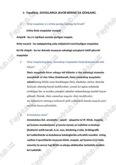 ilmiy maqolalar — DOCX