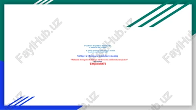 "maktabdakorrupsionholatlargaolibboruvchiomillarnibartarafetish" — PPTX
