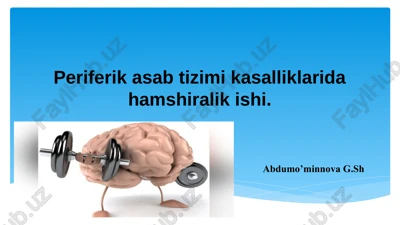 periferikasabtizimikasalliklaridahamshiralikishi — PPTX