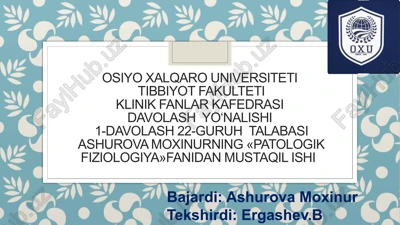 genetik xastaliklar — PPTX