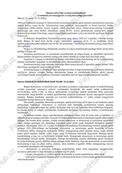 o‘zbekiston respublikasi konstitutsiyasi — DOCX
