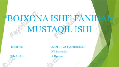 vaqtinchasaqlash bojxona rejimi — PPTX