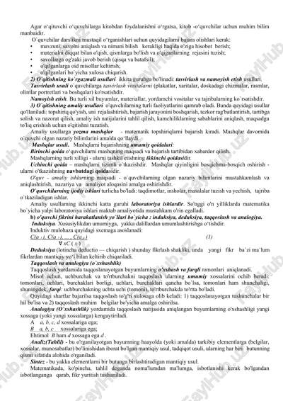 o‘qitishning amaliy usullari — DOCX