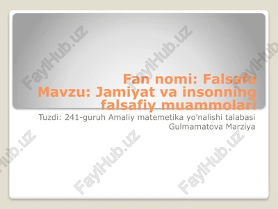 falsafa ppt — PPTX