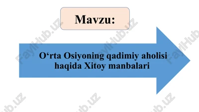 markaziy osiyo xalqlari tarixshunosligi — PPTX