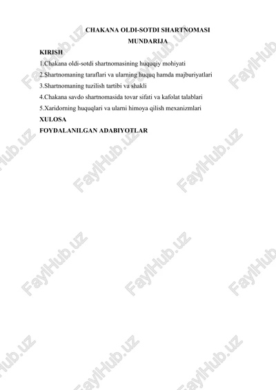 chakana oldi-sotdi shartnomasi — DOC