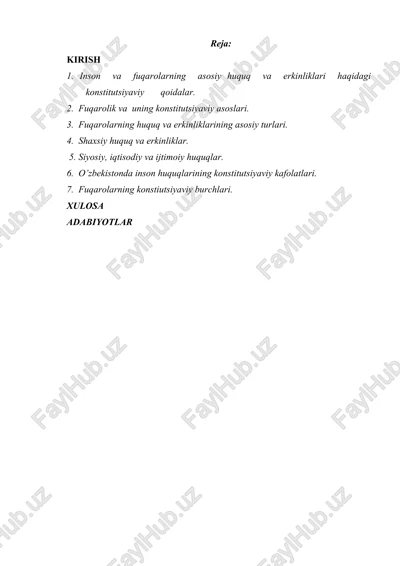 davlat fuqarolik-huquqiy munosabatlar ishtirokchisi sifatida — DOC