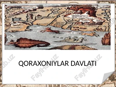 qoraxoniylar davlati — PPTX