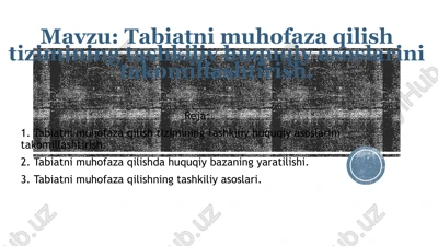 ekologiya xuquqi — PPTX