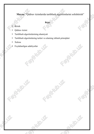 qidiruv tizimlari — DOCX