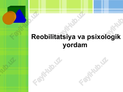 psixologiya fanlari — PPT