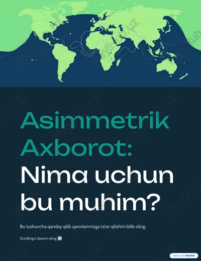asimmetrik axborot — PDF