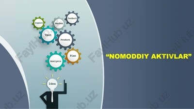 nomoddiy aktivlar — PPTX