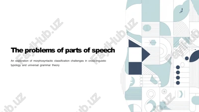 the problems of parts of speech — PPTX