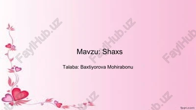 shaxs — PPTX