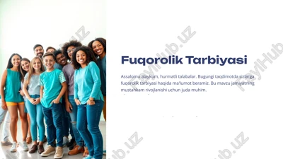 fuqorolik tarbiyasi — PDF