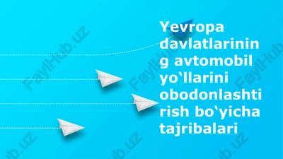 yevropa yo'l chekkasi estetikasi: tarixiy nuqtai nazar — PPTX