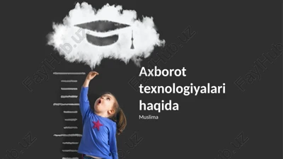 axborot texnologiyalari — PPTX