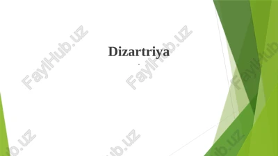 disartriya — PPTX
